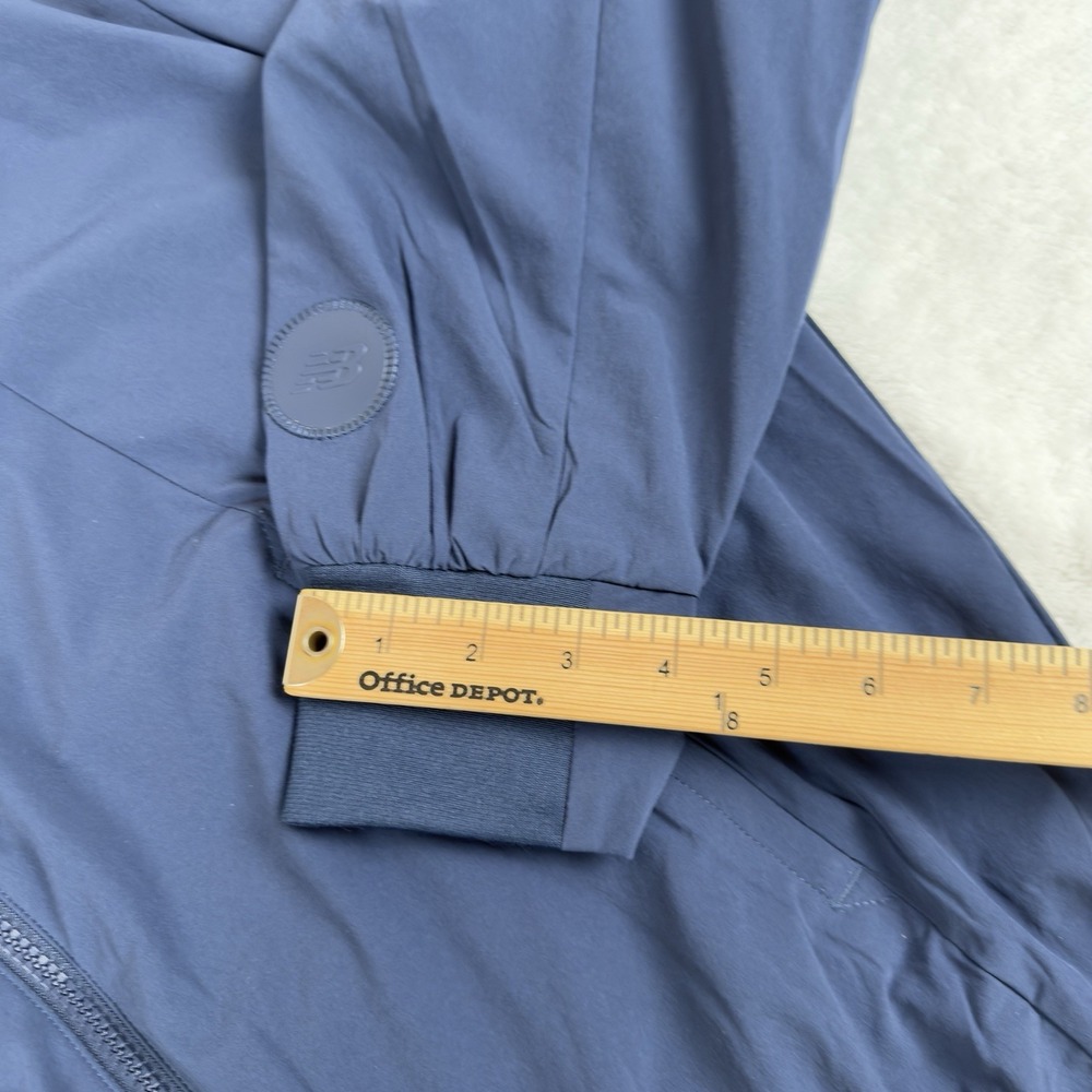 New Balance Oversize‎ Shifted Jacket Lined MJ43520 New Men's Small Navy Blue - Picture 11 of 12
